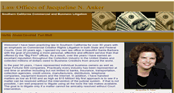 Desktop Screenshot of ankerlaw.com
